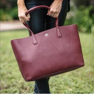 Tory Burch Perry Tote in Burgundy